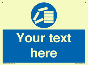 Custom Stack Correctly Sign